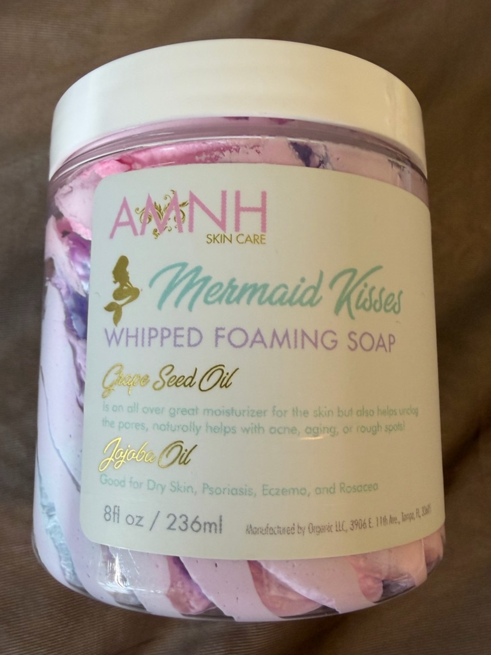 Aminnah Mermaid Kisses Whipped Foaming Soap